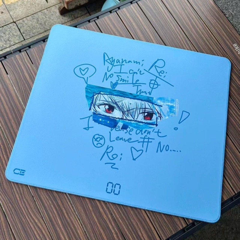 Pc Gaming Anime - Evangelion Rei Ayanami Mousepad Anime Baskı
