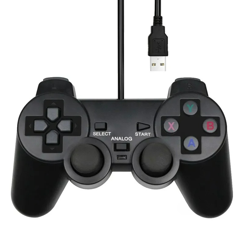 Gaming Pc Equipment - Kablolu USB PC Oyun Joystick Gamepad
