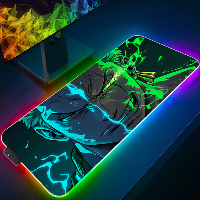 Pc Gaming Anime - TEK PARÇA Zoro Mouse Pad RGB